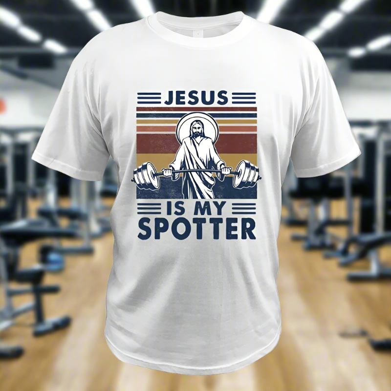 "Jesus Is My Spotter" T-Shirt