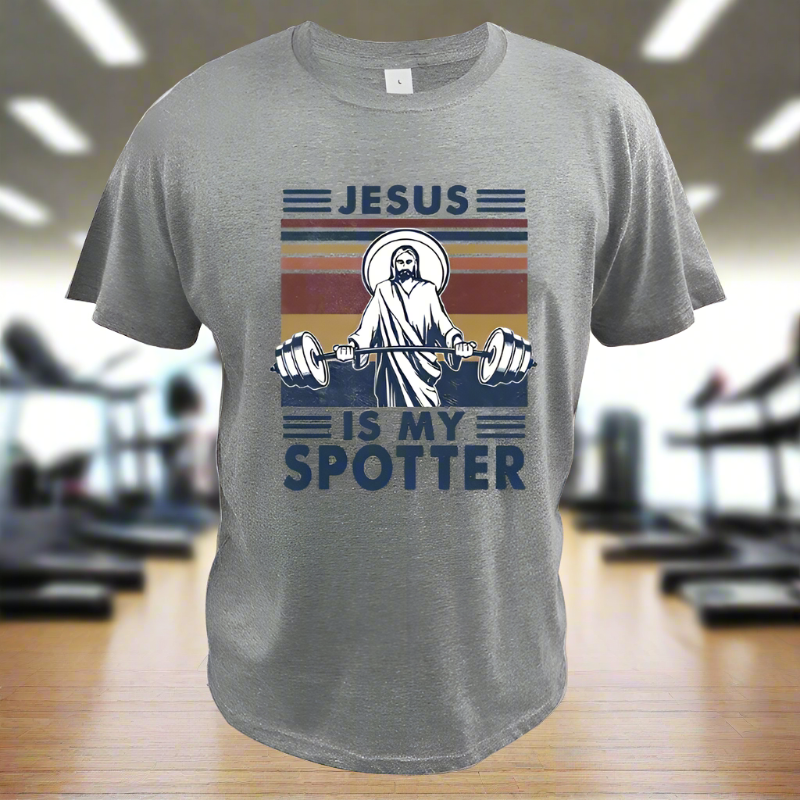 "Jesus Is My Spotter" T-Shirt