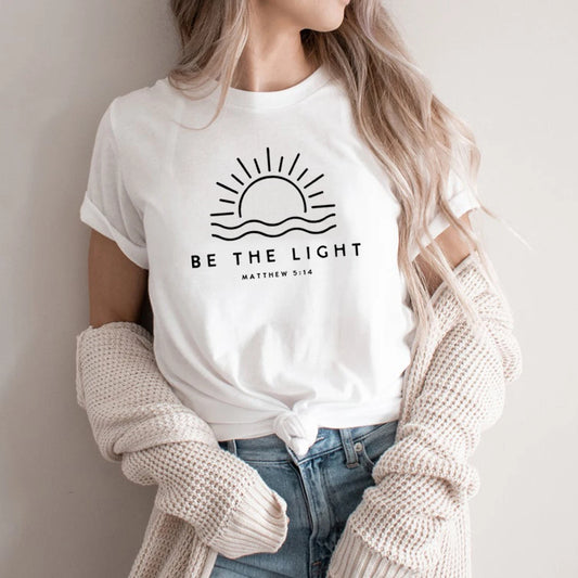 Camiseta "Sé la luz"