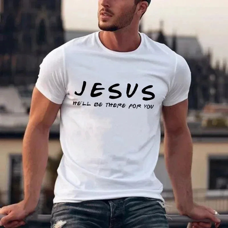 Camiseta "Jesús, Él estará allí para ti"