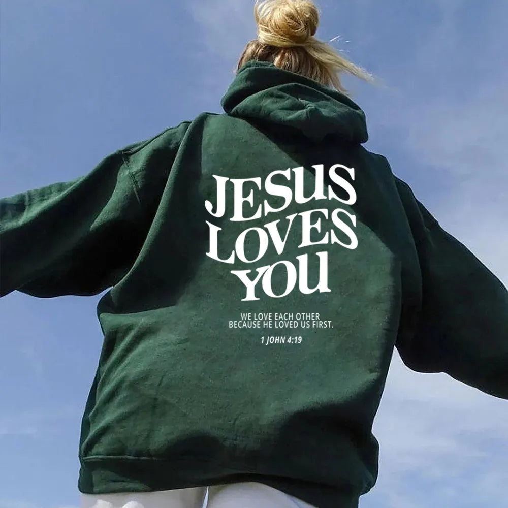 "Jesus Loves You" Unisex Hoodie