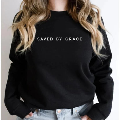 "Saved By Grace" Unisex Crewneck