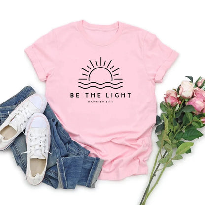 Camiseta "Sé la luz"