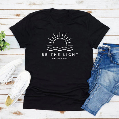 Camiseta "Sé la luz"